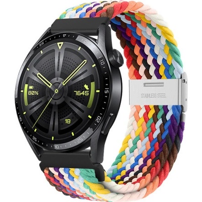 BStrap Elastic Nylon 2 remienok na Xiaomi Amazfit GTR 2 / GTR 47mm, rainbow SSG027C0206