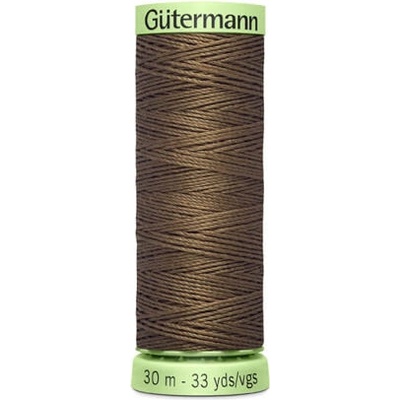 Nit PES Gütermann JEANS - extra silná 30 (30m) barva 815 - hnědá
