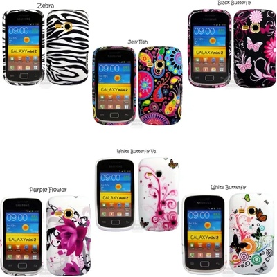 Samsung Galaxy mini 2 S6500 Flora2 Силиконов Калъф + Протектор