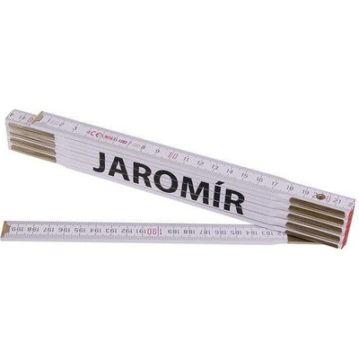 Kola Pirkl Metr skládací 2m JAROMÍR Profi bílý dřevo