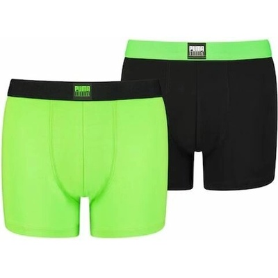 Puma detské boxerky Boxershort Jr.čierna-zelená