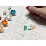 Ideyka Paint by numbers kit Retriever in Paris KHO6627 40x50 AP0060