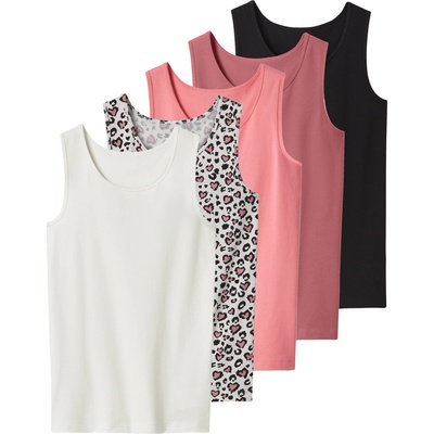 esmara dívčí top / tílko s BIO bavlnou 5 kusů (černá / bílá / světle růžová – Zboží Dáma esmara dívčí top / tílko s BIO bavlnou 5 kusů (černá / bílá / světle růžová – Zboží Dáma