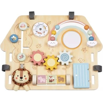 Tooky Toy Tooky Toys: Дървено занимателно табло с лъв (TP515)