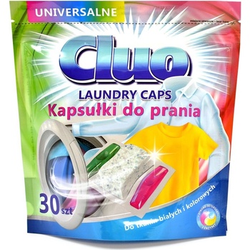 Cluo kapsule na pranie na biele aj farebné prádlo 30 PD