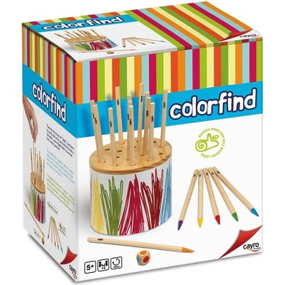 Cayro Мемори игра Cayro - Цветове, с 18 цветни пръчици (C863)