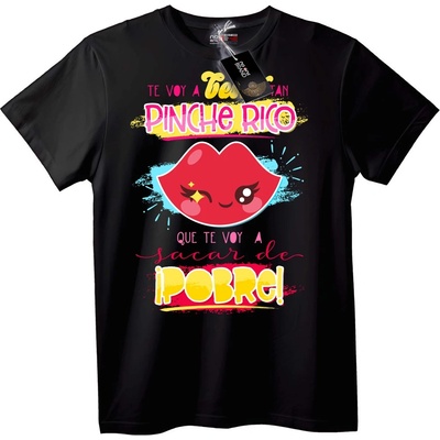 NOONEBRAND Тениска 'Богат & Беден' - 2XL, Black
