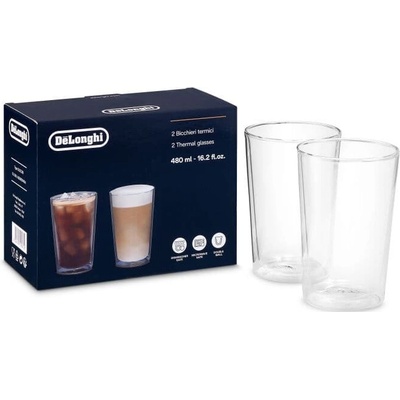 Delonghi Dvojstenné termoizolačné poháre sada DLSC319 2 x 480 ml