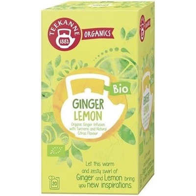 Teekanne ORGANICS BIO GINGER LEMON bylinný čaj 20 x 1,8 g