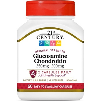 21st Century Glucosamine Chondroitin, 60 капсули, 21st Century (9152)