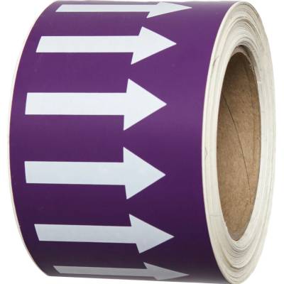 Páska se šipkami, fialová/bílá, 100 mm BZ OP005