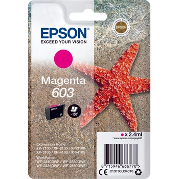 Epson 603 C13T03U34010 магента (magenta) оригинална касета (C13T03U34010)