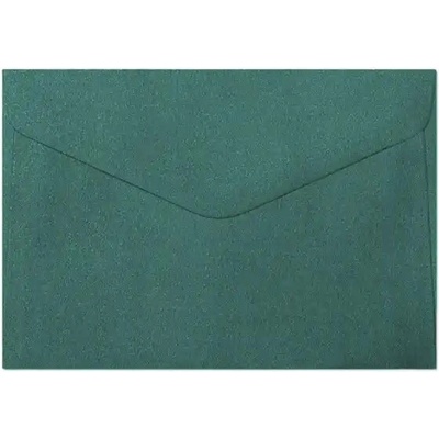 Obálka C6 Pearl metál tmavozelená 150g/10ks
