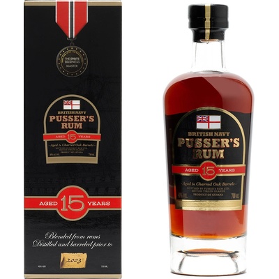 Pusser's Rum Aged 15y 40% 0,7 l (karton)
