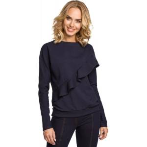 MOE Стилна блуза в тъмносин цвят m331model5142 sale - , размер xxl/xxxl