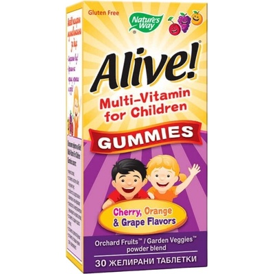 Nature's Way Alive! Multi-Vitamin for Children Gummies [30 дъвчащи дражета]