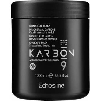 Echosline Дълбоко подхранваща веган маска с органичен въглен Echosline Karbon 9 Mask 1000 мл