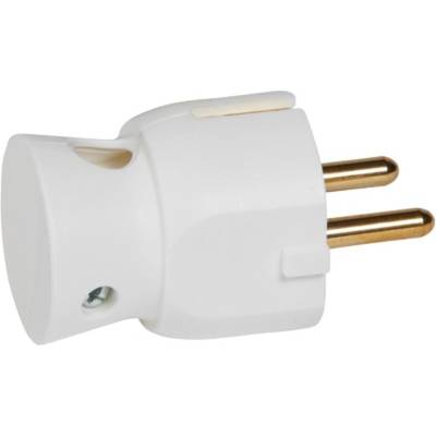 Legrand Щепсел legrand, ъглов, 2p+t, 16a, бял (m019736)