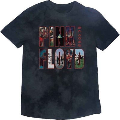 Pink Floyd Echoes Album Montage Wash Collection Dip-Dye On Black M Риза (<![CDATA[PFTEE148MDD02]]>)
