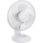 EUROLAMP Настолен вентилатор 38 w/230 v, диаметър 25 см, бял (eu0704)