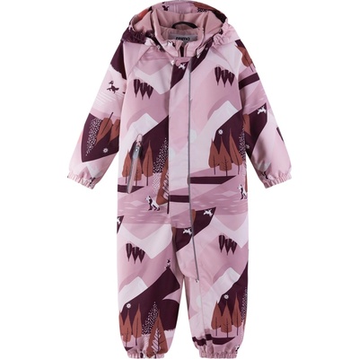 Dětská zimní kombinéza s membránou Reima Puhuri Grey Pink