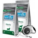 Granule pro psy Farmina Pet Foods Vet Life Natural Dog Obesity 12 kg