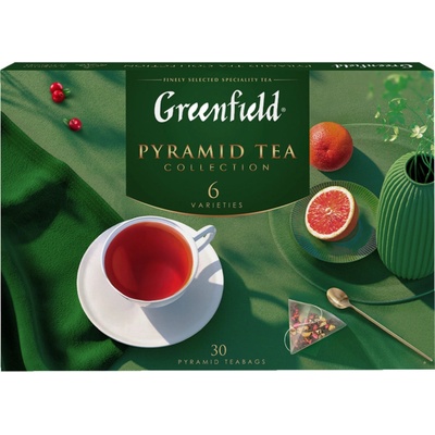 Greenfield Čajový set Pyramid Tea Collection 56 g 30 ks