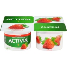 Danone Activia Jogurt jahoda 4 x 120 g