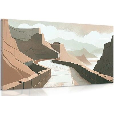 Obraz světoznámá Čínská zeď - 30x20