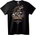 NOONEBRAND Тениска Примитивна душа скелет - 5XL, Black