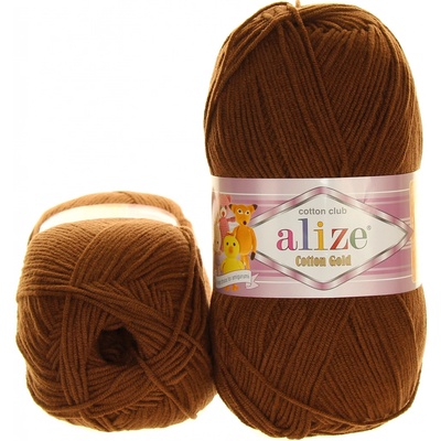 Alize Cotton Gold hnědá 493