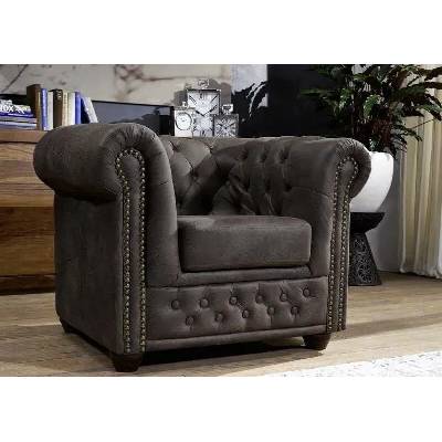 Askont Chesterfield Oxford 1M Dark Brown