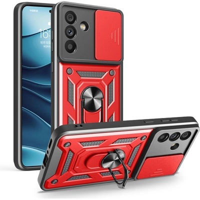 PROTEMIO 103788 RING CAMERA Kryt s držákem pro Samsung Galaxy A56 červený – Hledejceny.cz