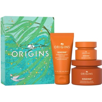 Origins GinZing Glowing Essentials подаръчен комплект за суха кожа