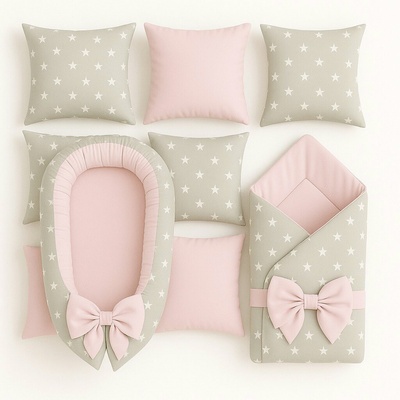 BabyTýpka Výbavička Stars pink