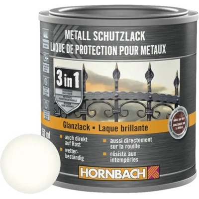 Hornbach na kov 3v1 biela, lesklá 250ml