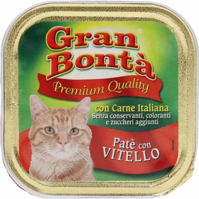 Gran Bontà jemná mäsová paštéta pre mačky 100 g