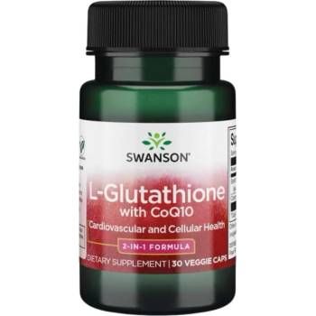 Image 1 of Swanson L-Glutathione with CoQ10 300 mg [30 капсули]
