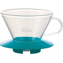 Kalita Wave 185 dripper skleněný tyrkysový