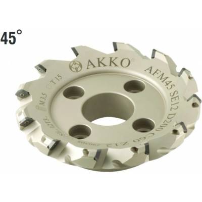 Nástrčná rovinná fréza 63mm 45° pro SEMT 12T3 , AKKO AFM45-SE12-D063-A22-Z05-H
