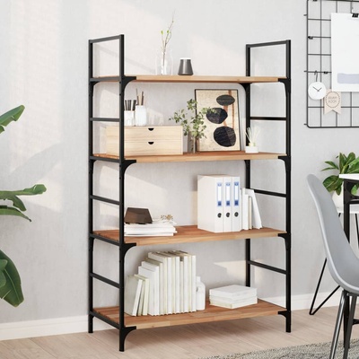 vidaXL Плаващ рафт, 4 бр, 60x40x2 см, маслен финиш, акация масив (3279554)