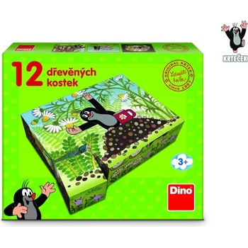 Dino kostky Krtek a přátelé 12 kostek