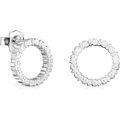 Tous Slušivé strieborné náušnice Aura 1001899000