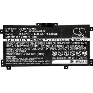Cameron Sino Батерия за лаптоп HP Envy 17-AE010NC, Envy X360 15-BP008UR HSTNN-UB71 LiIon 11.55V 4400 mAh CAMERON SINO (CS-HPK170NB) - pimpmypc