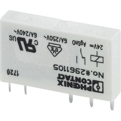 Phoenix Contact REL-MR- 24DC/21AU, 2961121 relé do DPS, monostabilní, 1 cívka, 36 V/DC, 30 V/AC, 6 A, 1 ks