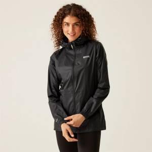 Regatta Непромокаемо яке Regatta Women's Pack It III Wind Resistant Isotex Long Sleeve Waterproof Jacket - Black
