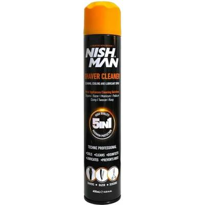 Nishman Shaver Cleaner Sprej na čistenie strojčekov, nožníc a nástrojov na manikúru 300 ml