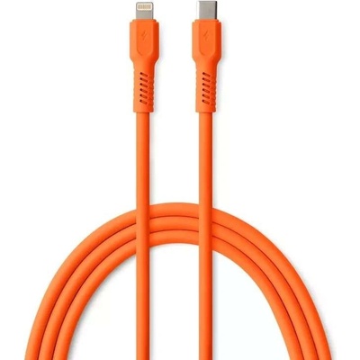 Colorum CK12-CL-10 USB-C- Lightning, 1,8m, oranžový
