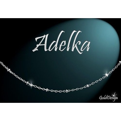 Gold Design Adélka řetízek rhodium (GD1010)