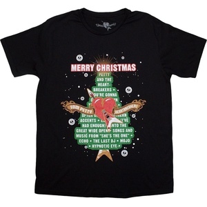 Tom Petty & The Heartbreakers Merry Christmas Black XL Риза (PETTS27MB04)